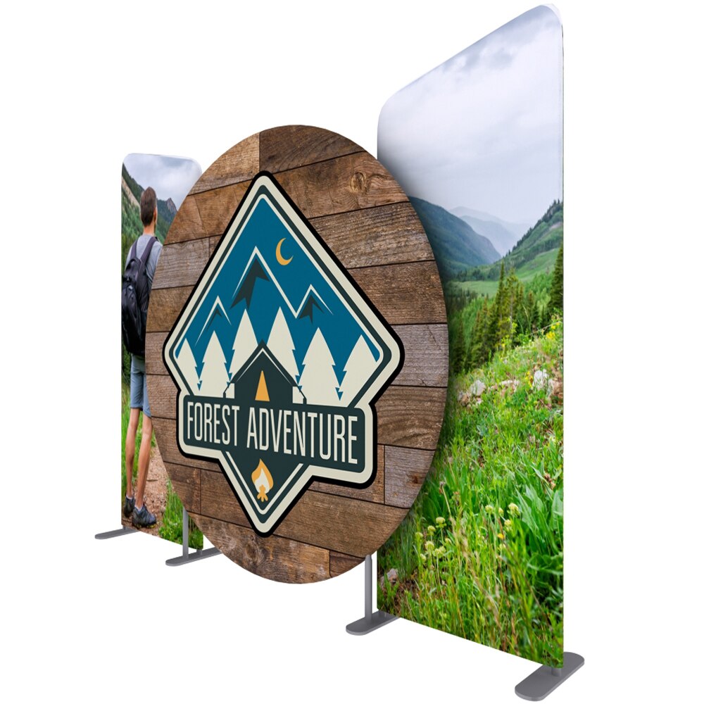EZ Tube® Connect 10FT Kit K (3 x 7 x 3') — Single Sided Graphic Package